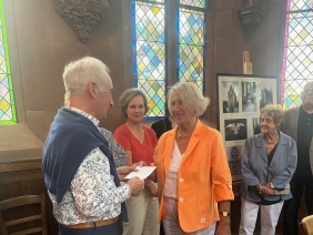 Visite et présentation historique de La Chapelle Herzog à Logelbach par Mario OSSOLA
